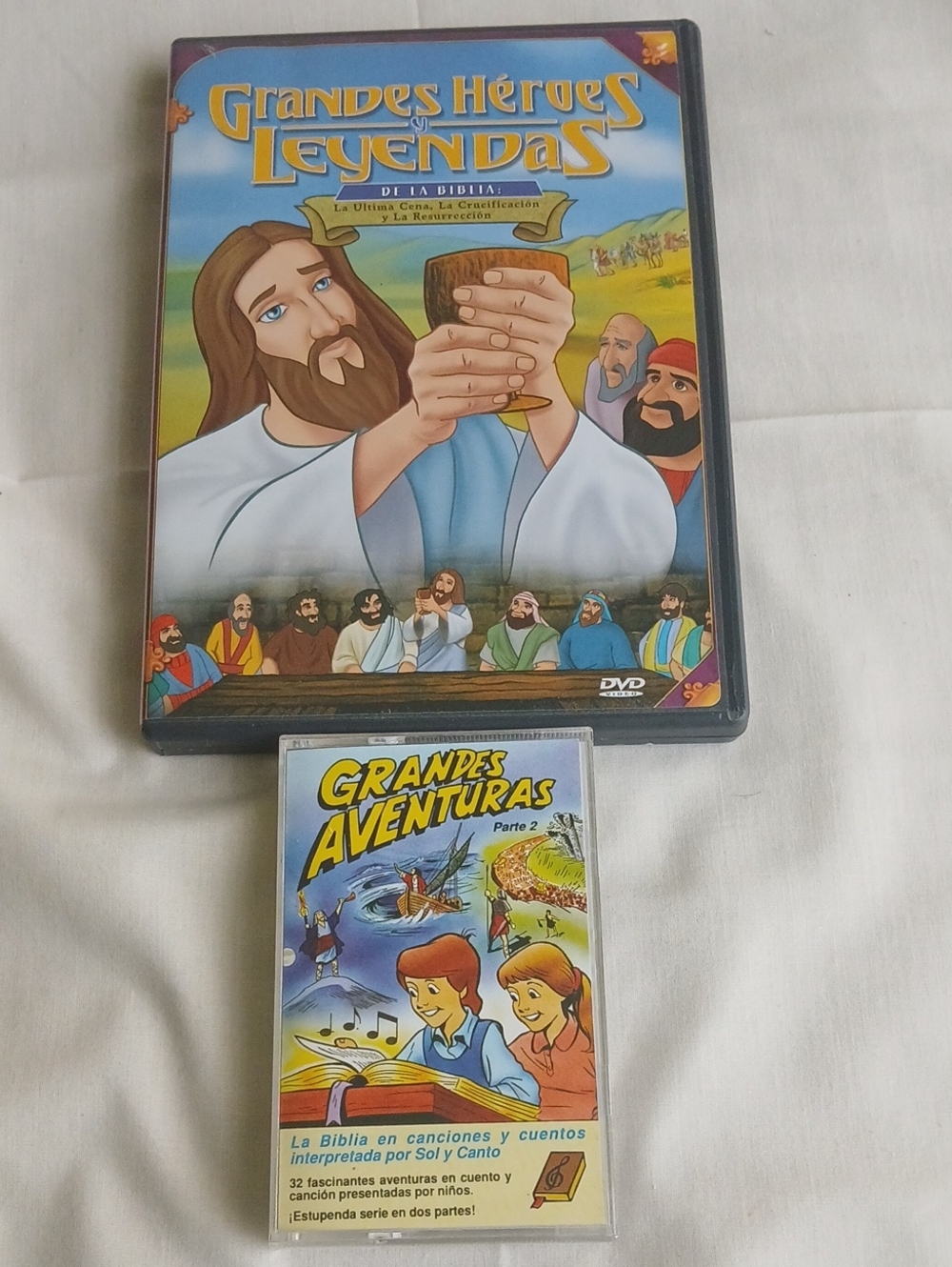 Grandes Héroes y Leyendas DVD - y Tape De Musica De La Biblia